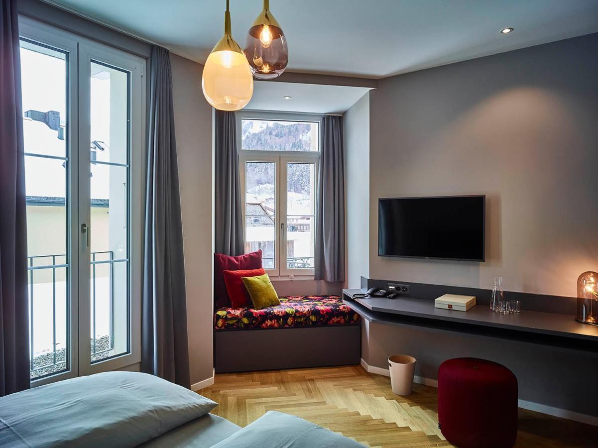Bellevue-Terminus - Urban Lifestyle Hotel Engelberg Luaran gambar